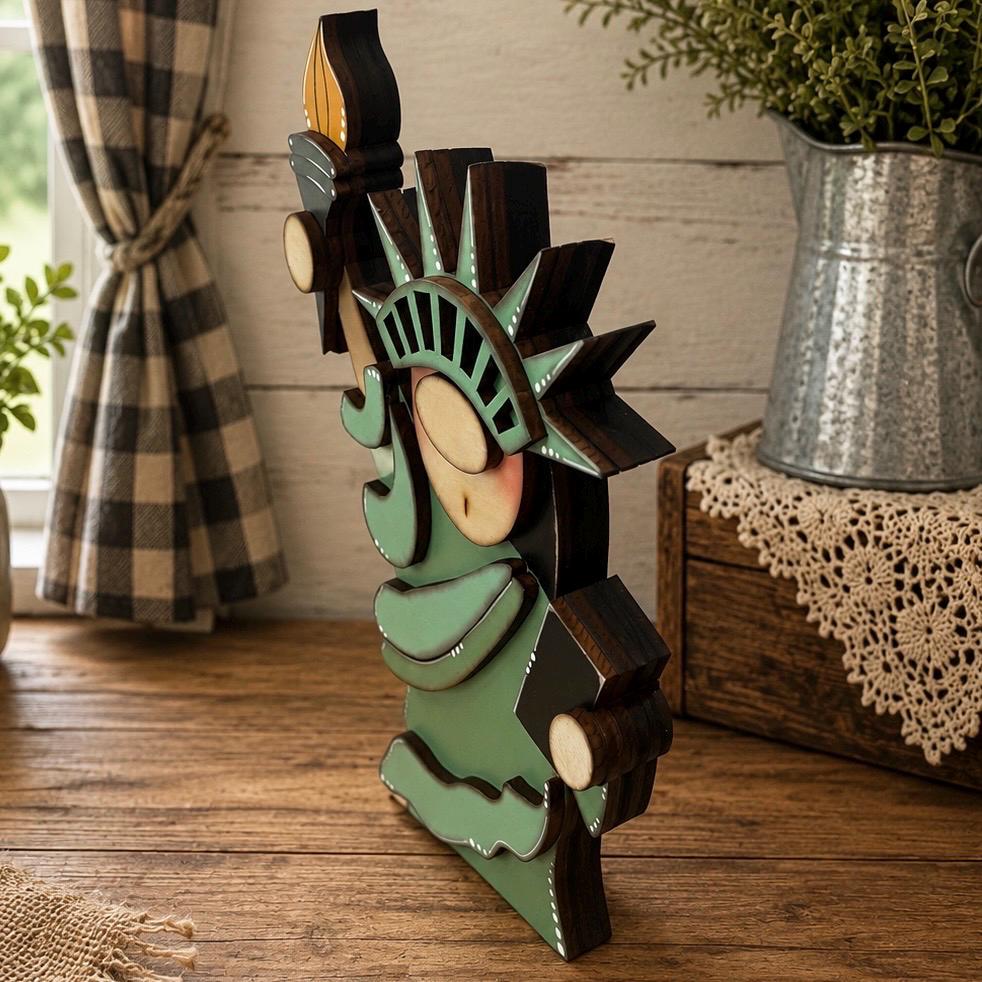 Charming Uncle Sam Gnome and Lady Liberty Shelf Sitters for Patriotic Vibes