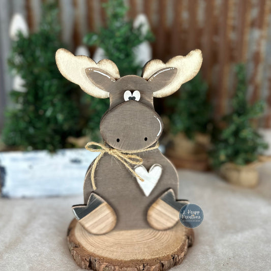 Rustic Cabin Moose Decor | Enchanting Rustic Woodland Animal Accents