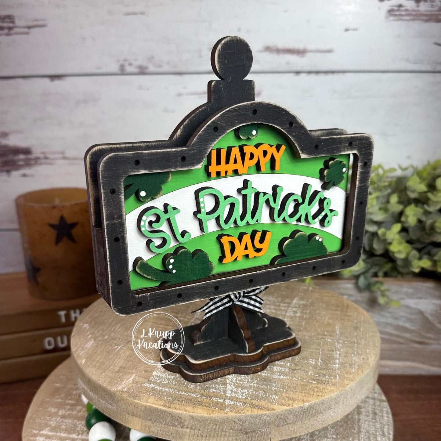 Charming St. Paddy's Mini Sign for Your Farmhouse Vibe