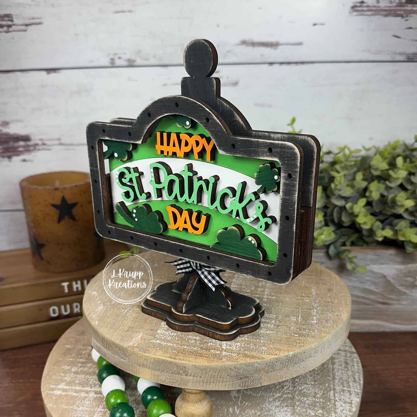 Charming St. Paddy's Mini Sign for Your Farmhouse Vibe