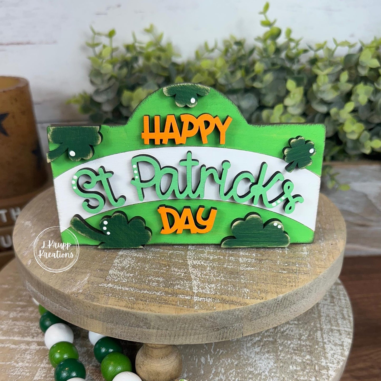 Charming St. Paddy's Mini Sign for Your Farmhouse Vibe