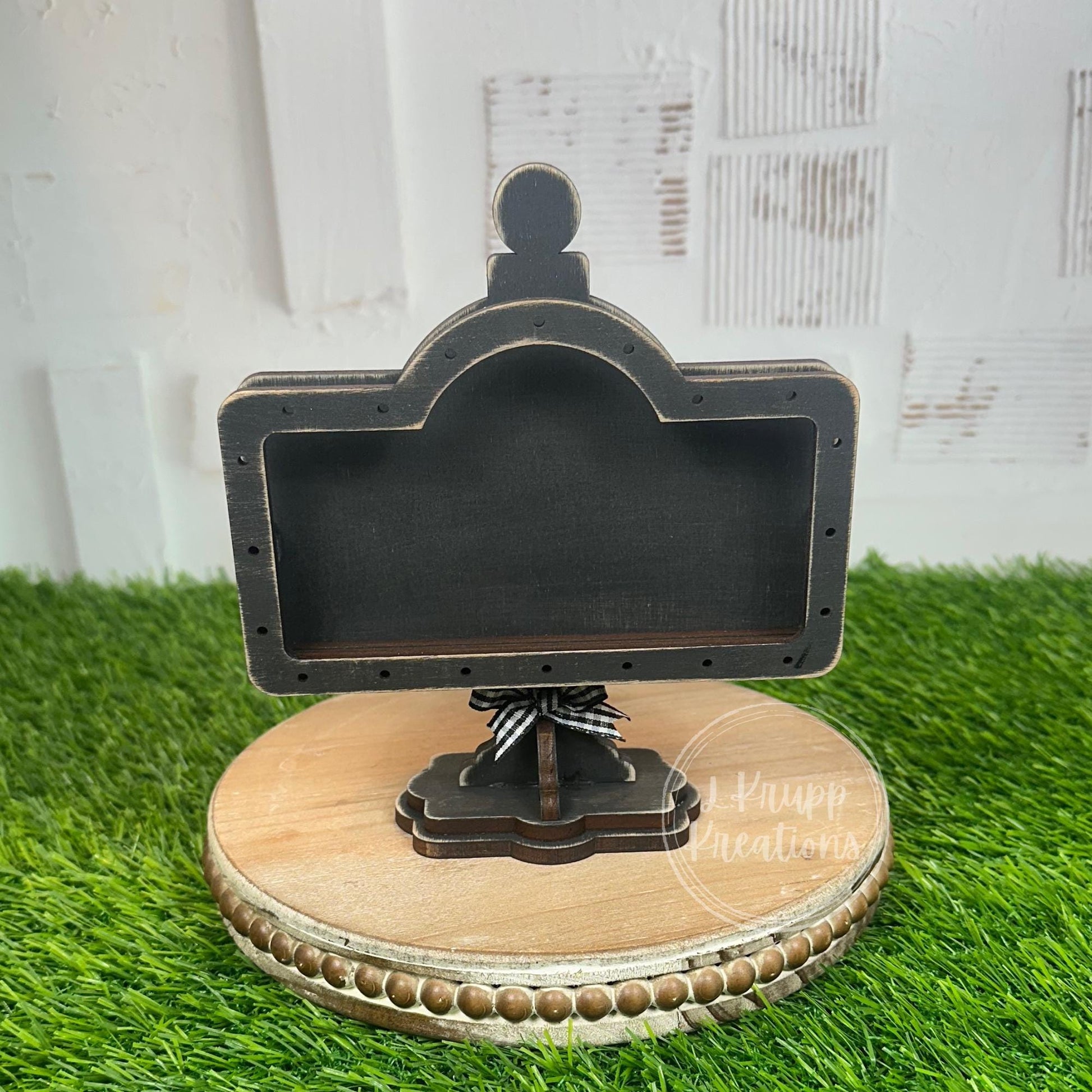 Rustic Baseball Sign for Tiered Trays - Charming Farmhouse Accent