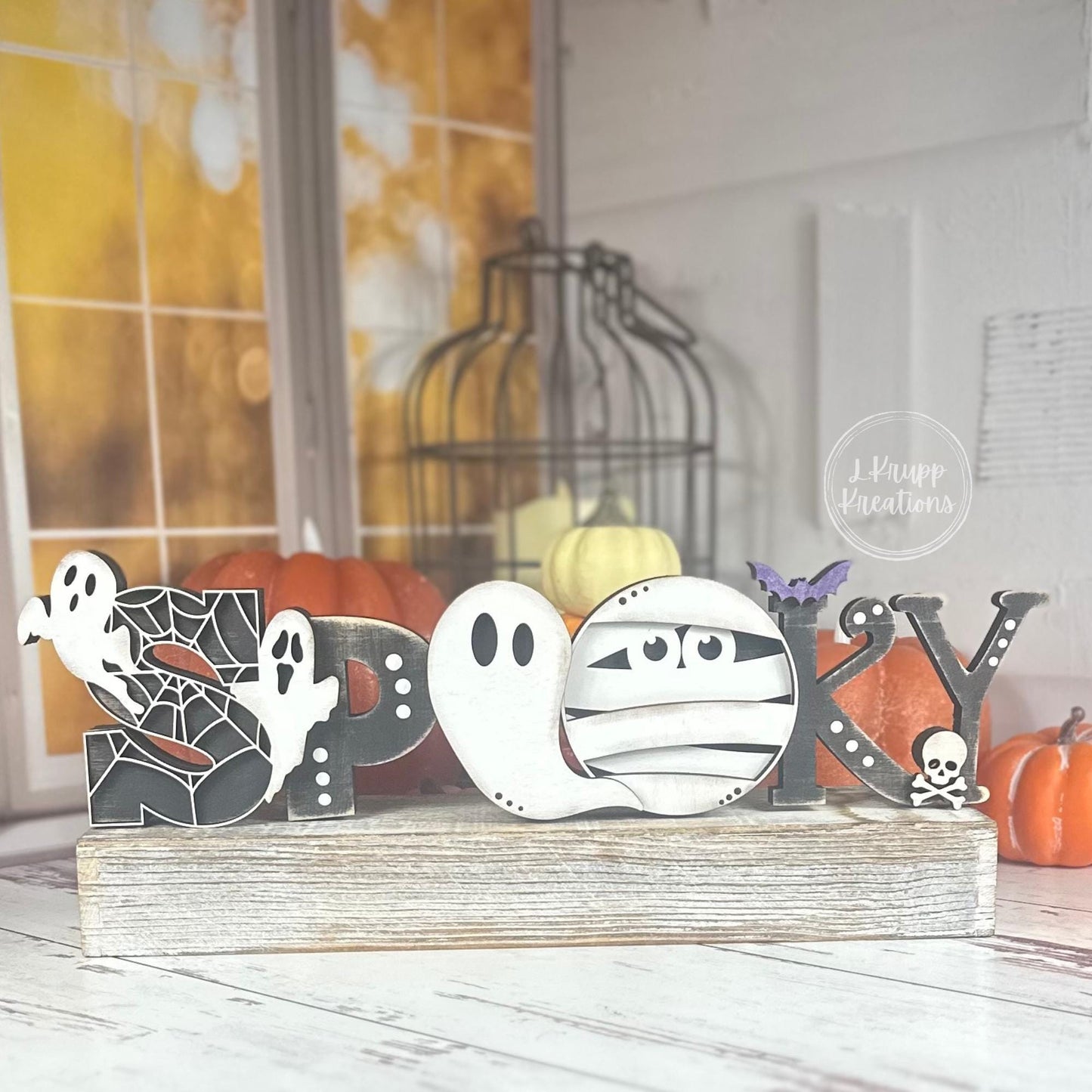 Rustic Spooky Sign: Charming Farmhouse Decor