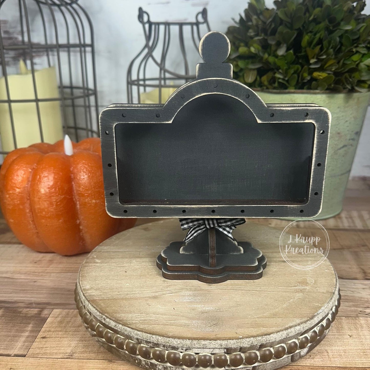 Pumpkin Spice Mini Interchangeable Sign  Handmade Interchangeable Wood Decor