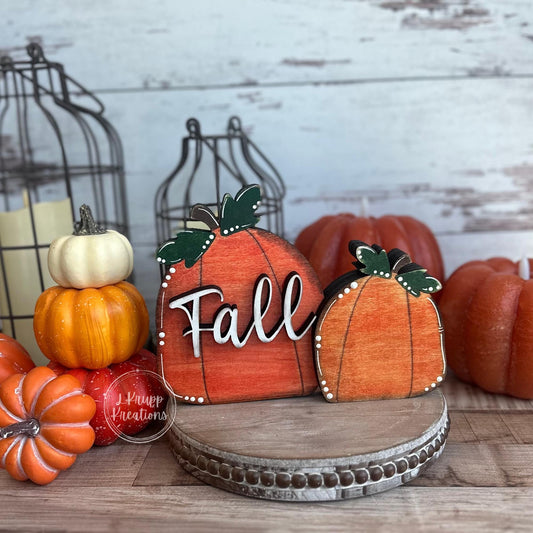 Charming Fall Accent: Handcrafted Wood Pumpkin for Rustic Decor