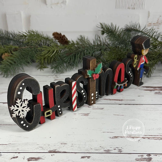 Rustic Christmas Sign: Charming Farmhouse Decor with a Toy Soldier