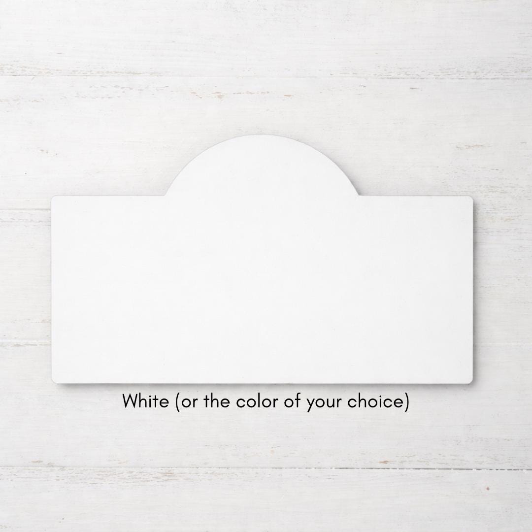 Custom Wooden Insert Design for Interchangeable Mini Signs