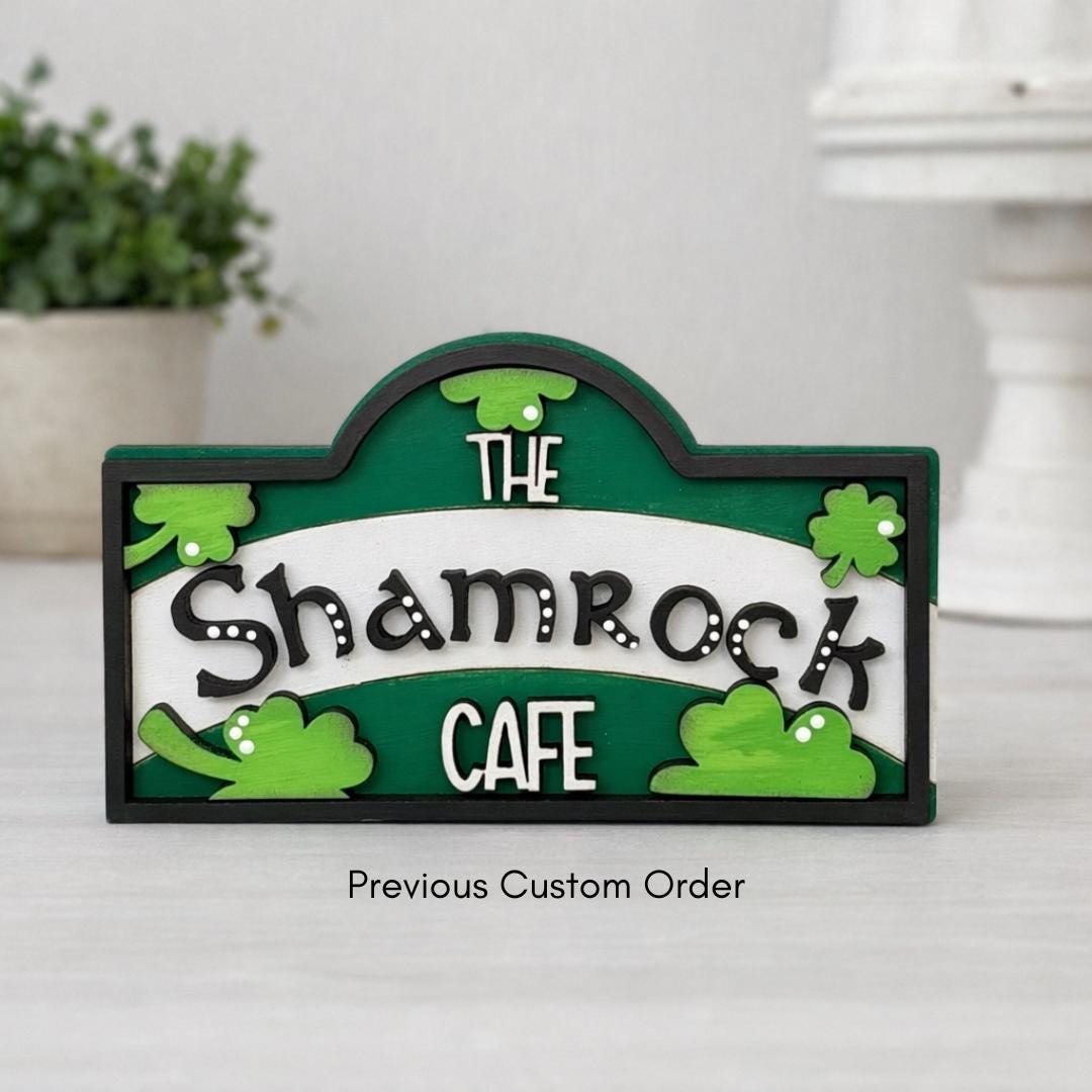 Custom Wooden Insert Design for Interchangeable Mini Signs