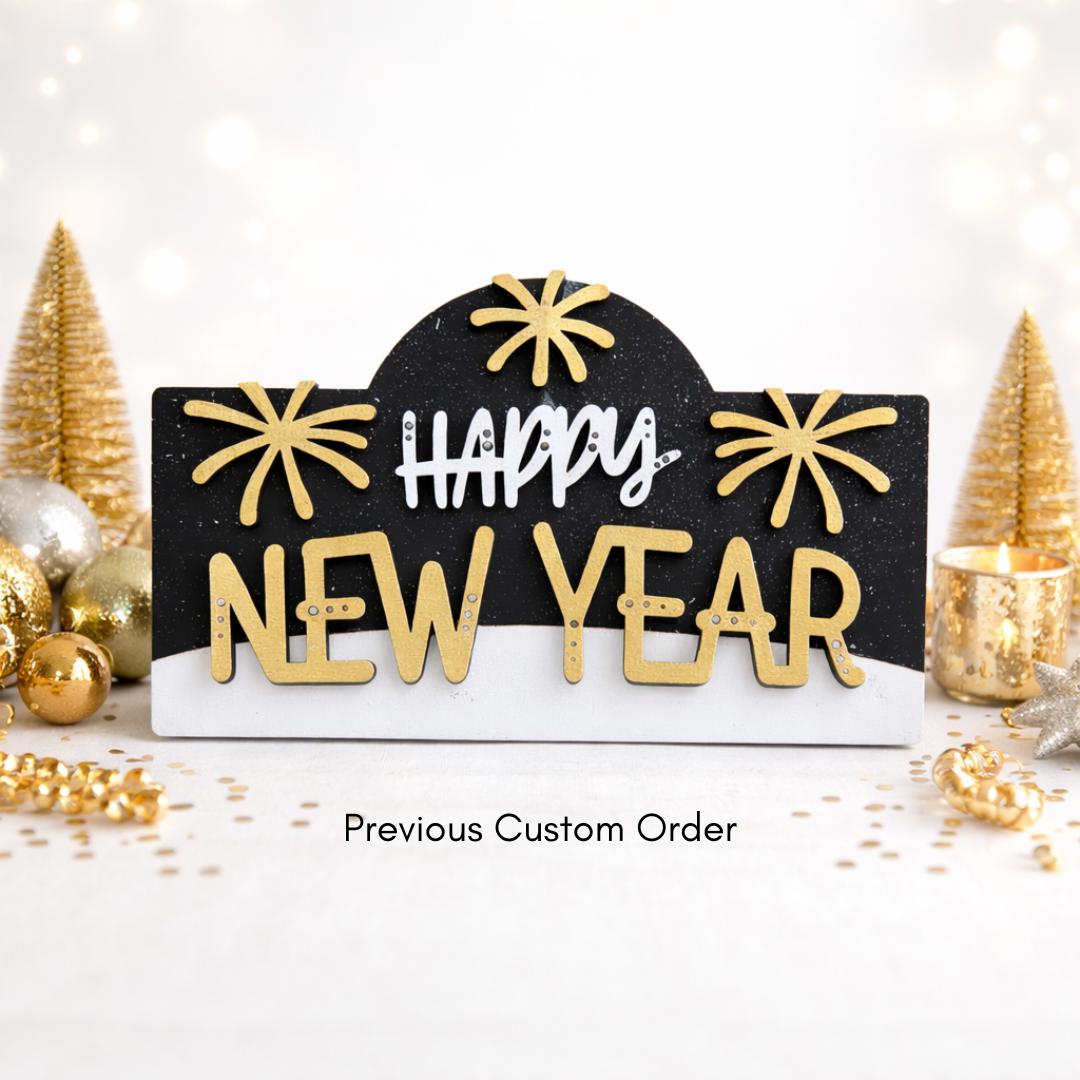 Custom Wooden Insert Design for Interchangeable Mini Signs