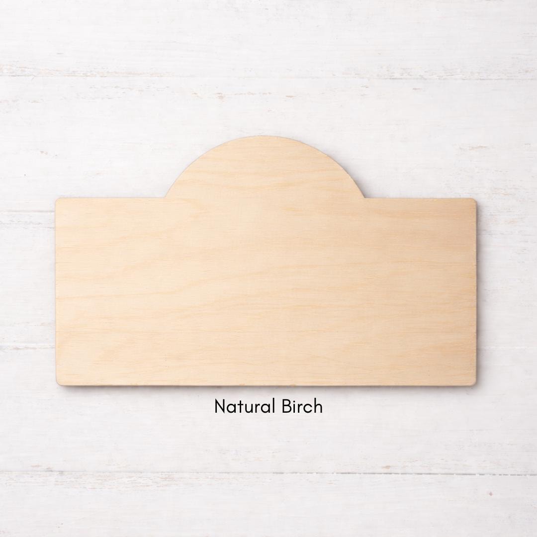 Custom Wooden Insert Design for Interchangeable Mini Signs