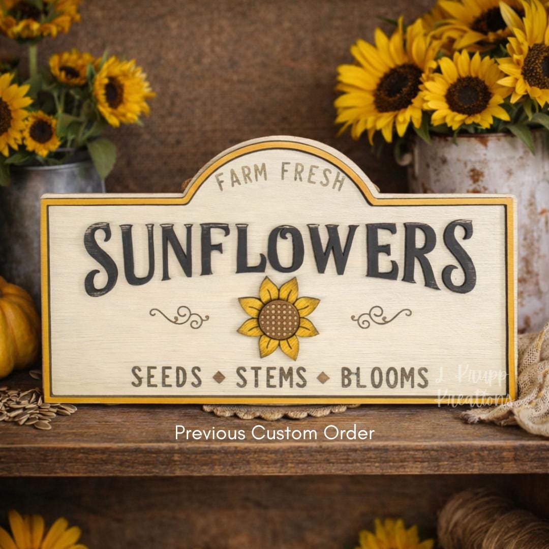 Custom Wooden Insert Design for Interchangeable Mini Signs