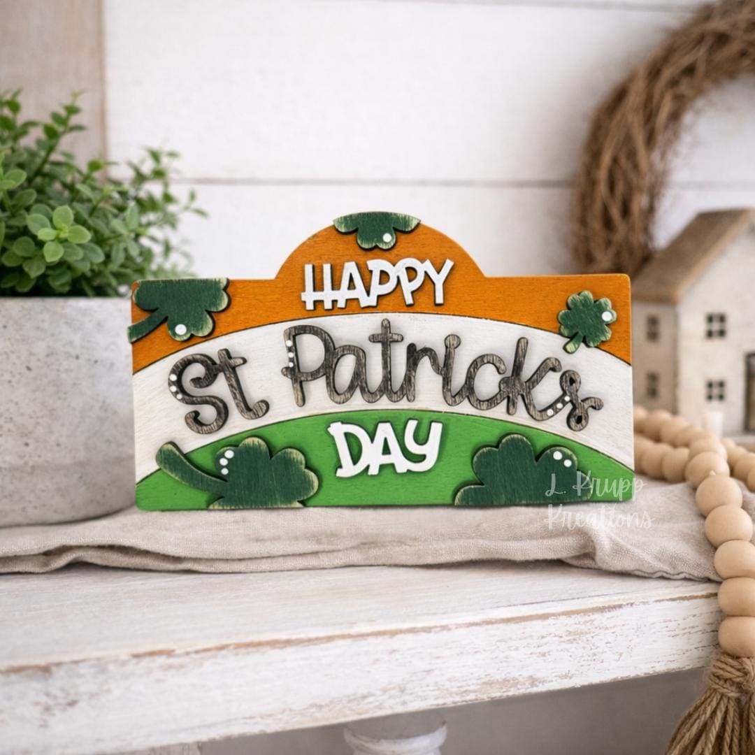 Charming St. Paddy's Mini Sign for Your Farmhouse Vibe