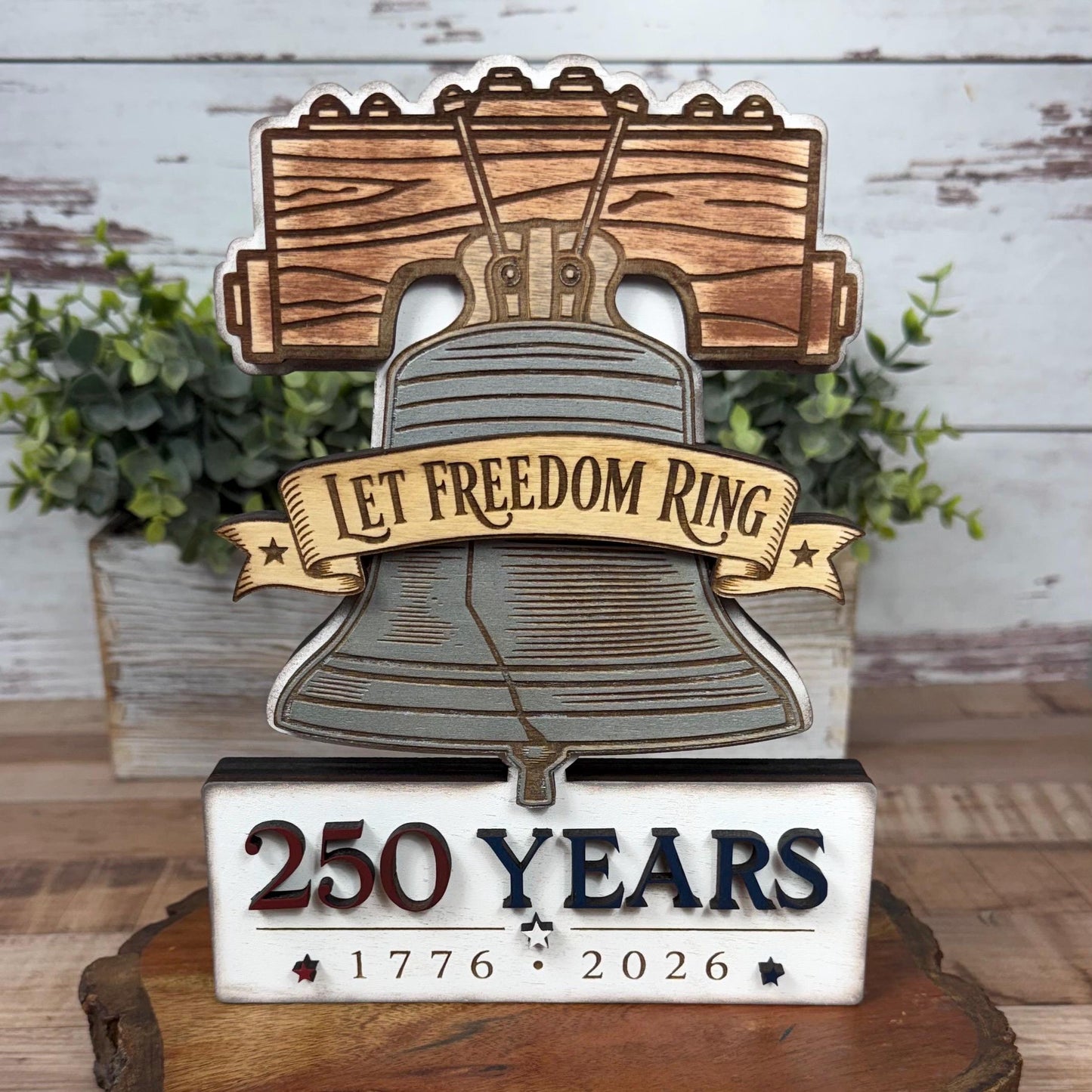 Let Freedom Ring Liberty Bell Decor for Americas 250th Anniversary