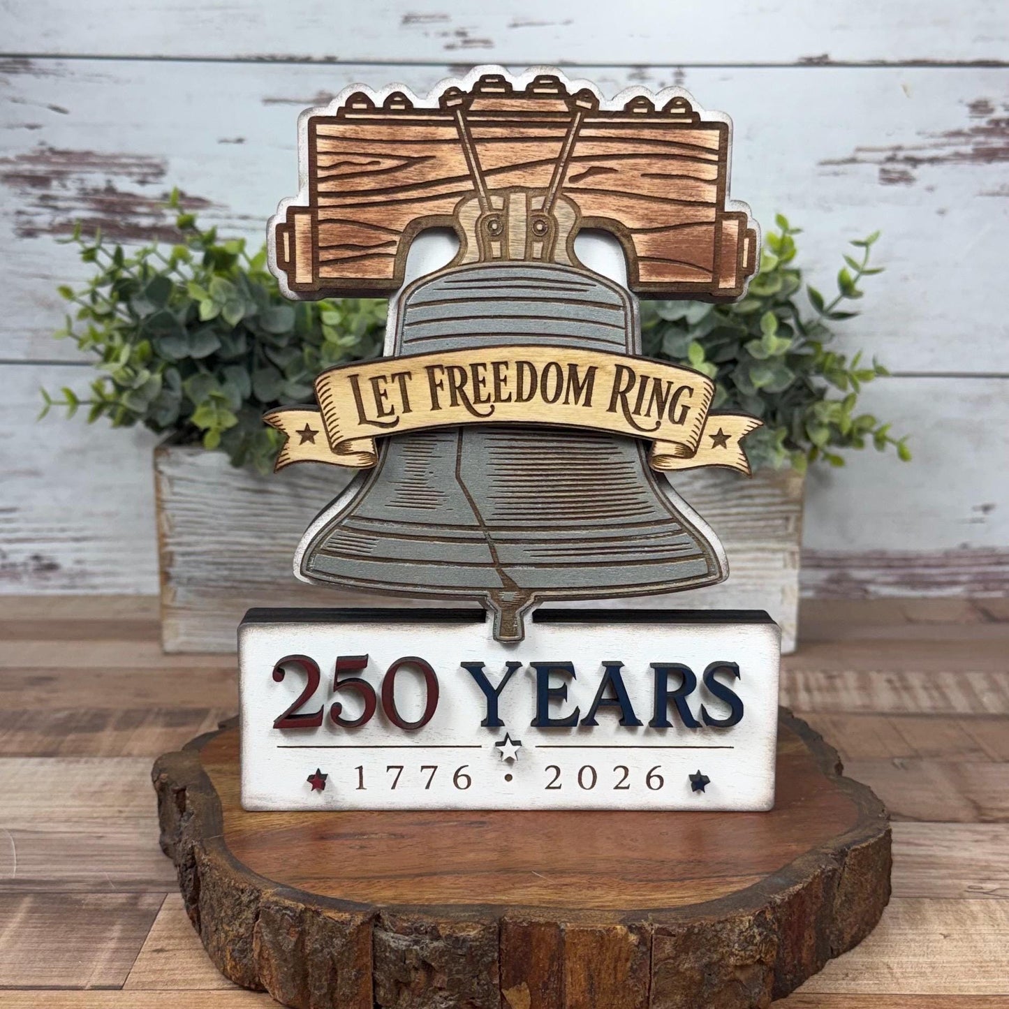 Let Freedom Ring Liberty Bell Decor for Americas 250th Anniversary