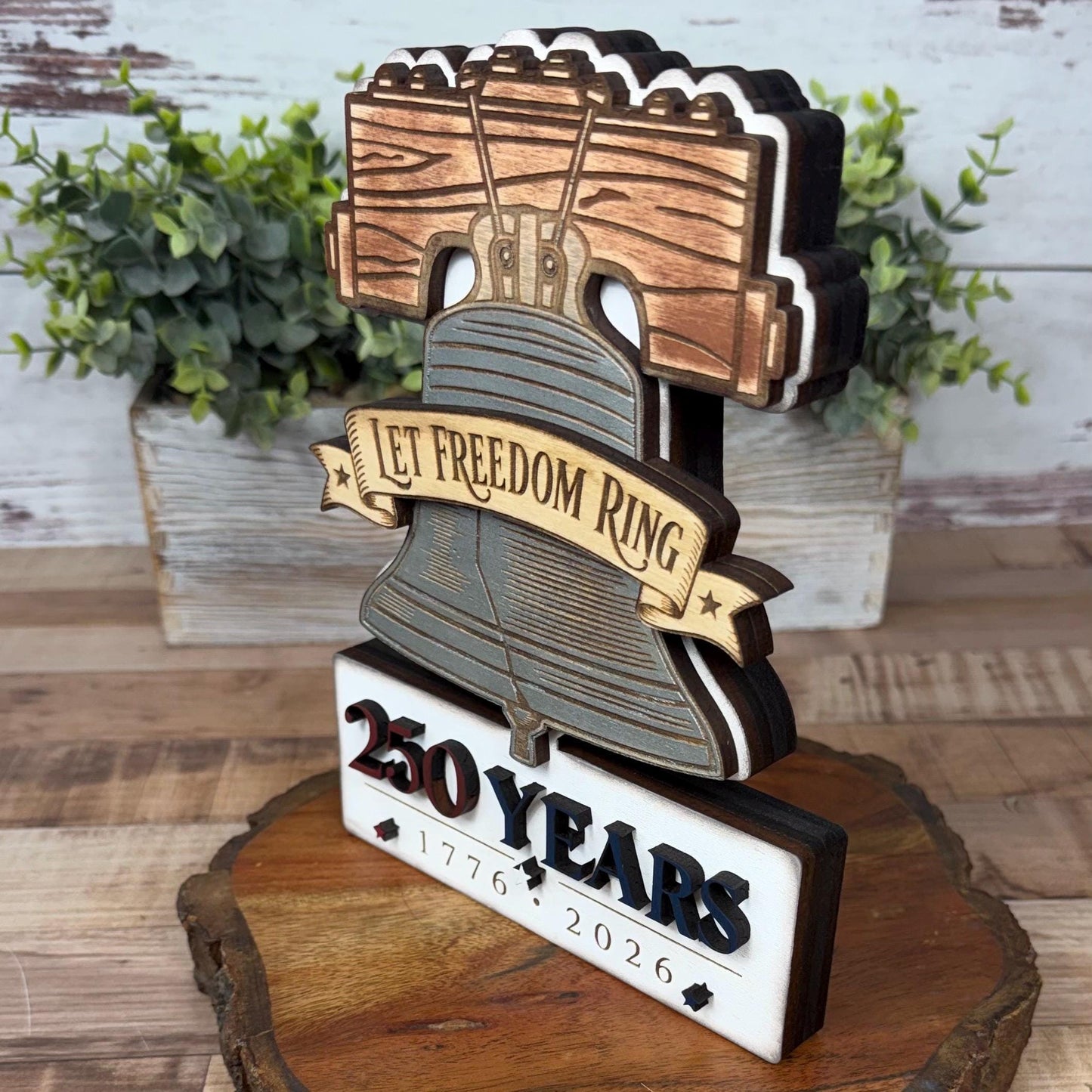 Let Freedom Ring Liberty Bell Decor for Americas 250th Anniversary