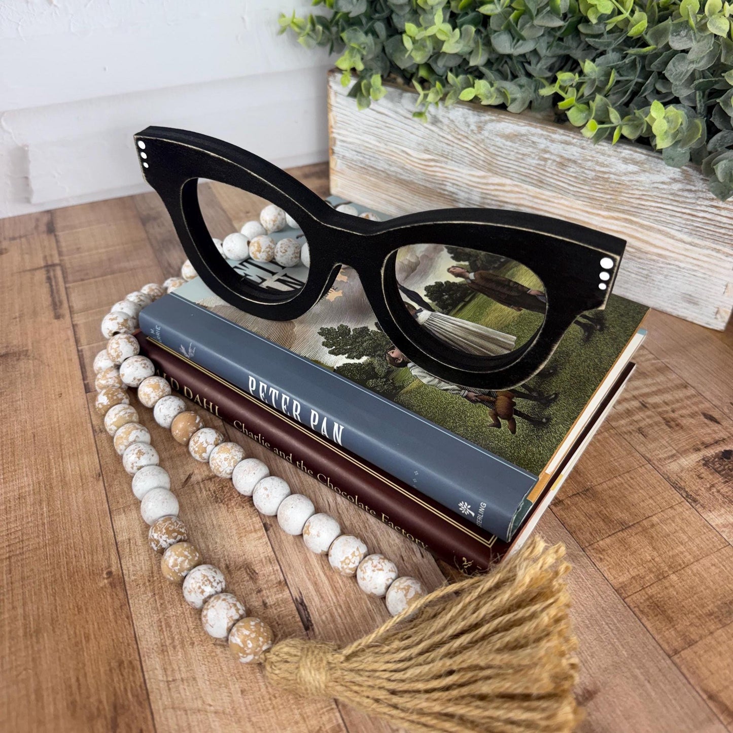Decorative Cat-Eye Glasses for Your Bookshelf, Coffee Bar, or Reading Nook
