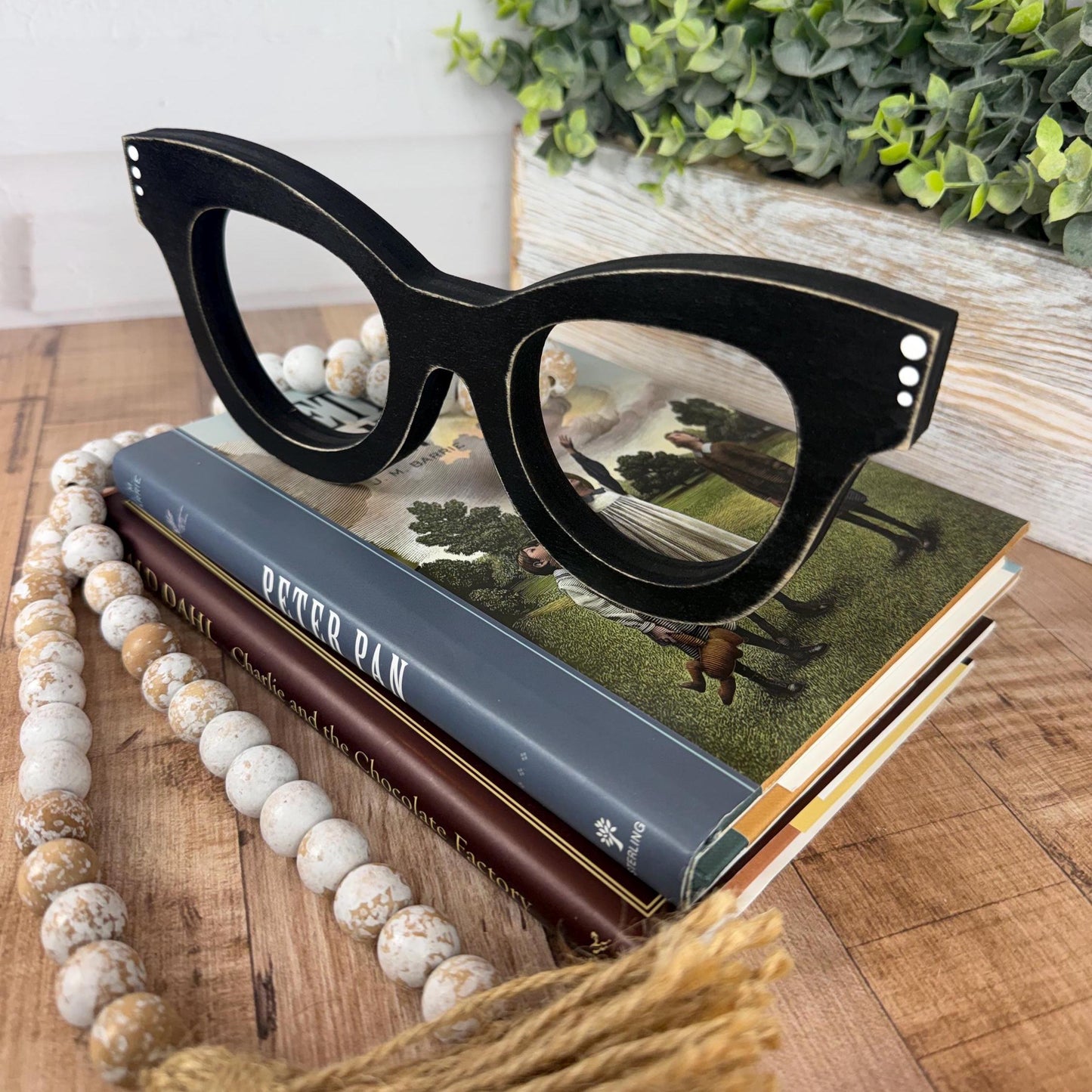 Decorative Cat-Eye Glasses for Your Bookshelf, Coffee Bar, or Reading Nook