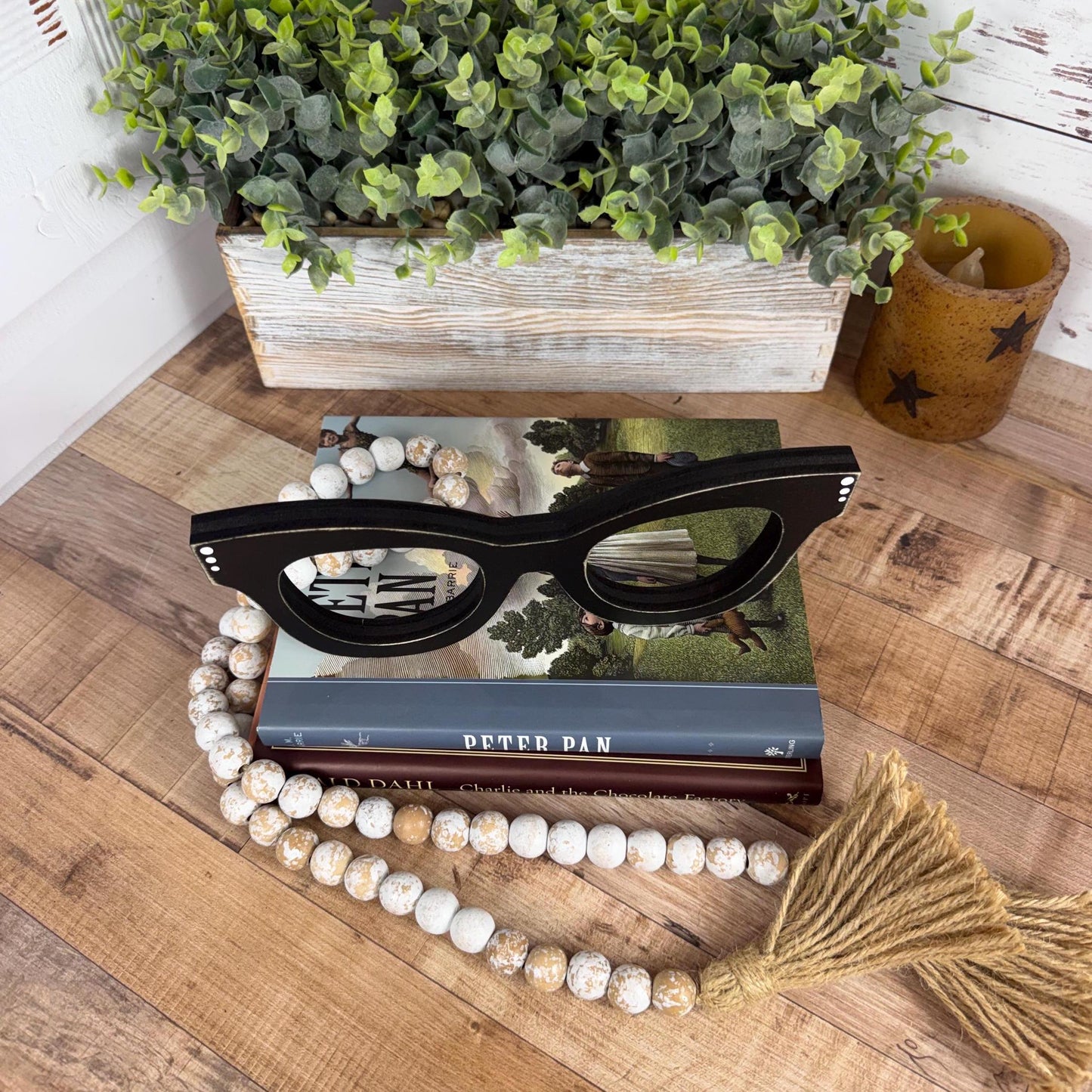 Decorative Cat-Eye Glasses for Your Bookshelf, Coffee Bar, or Reading Nook