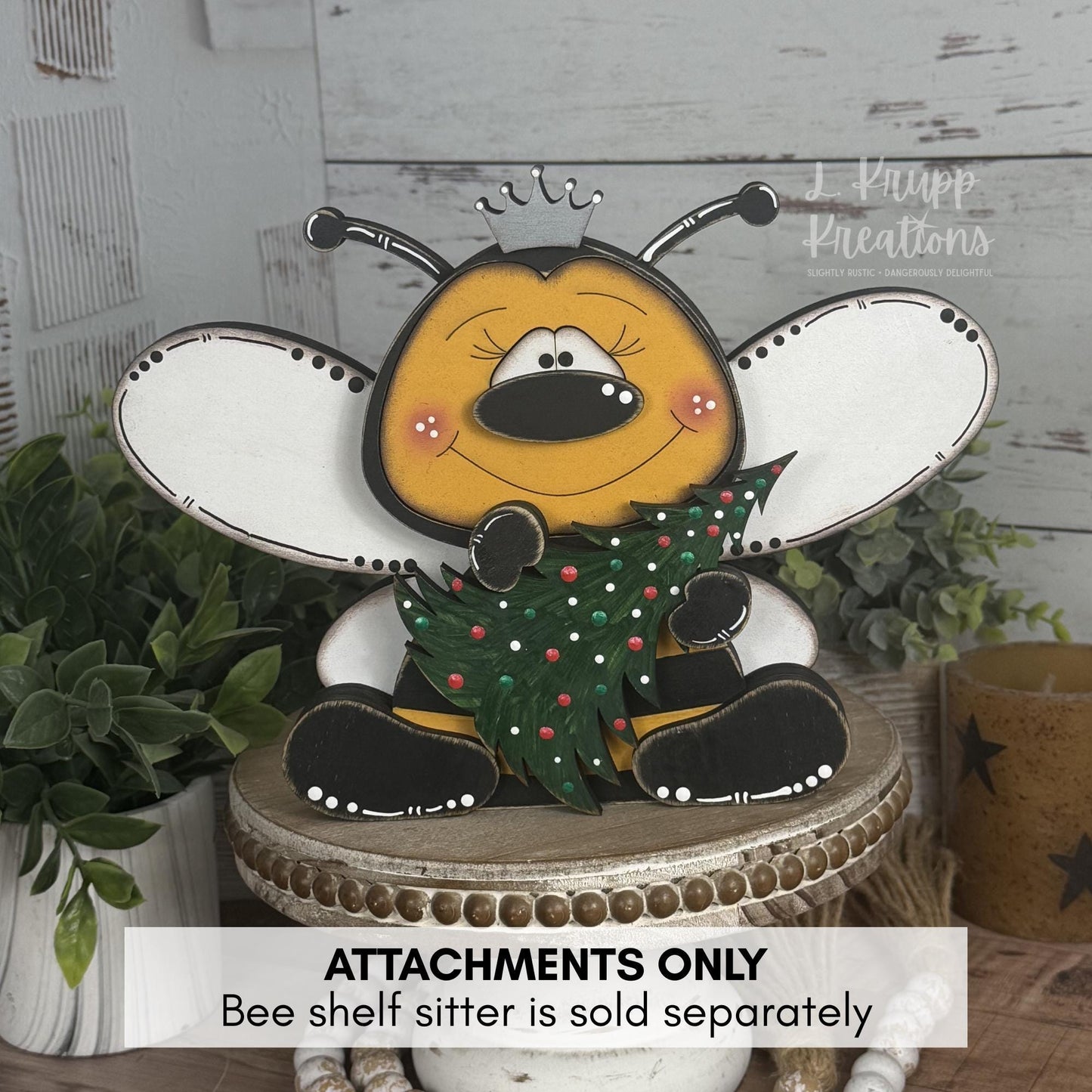 Interchangeable Bee Attachments | Magnetic Seasonal Bee Accessories