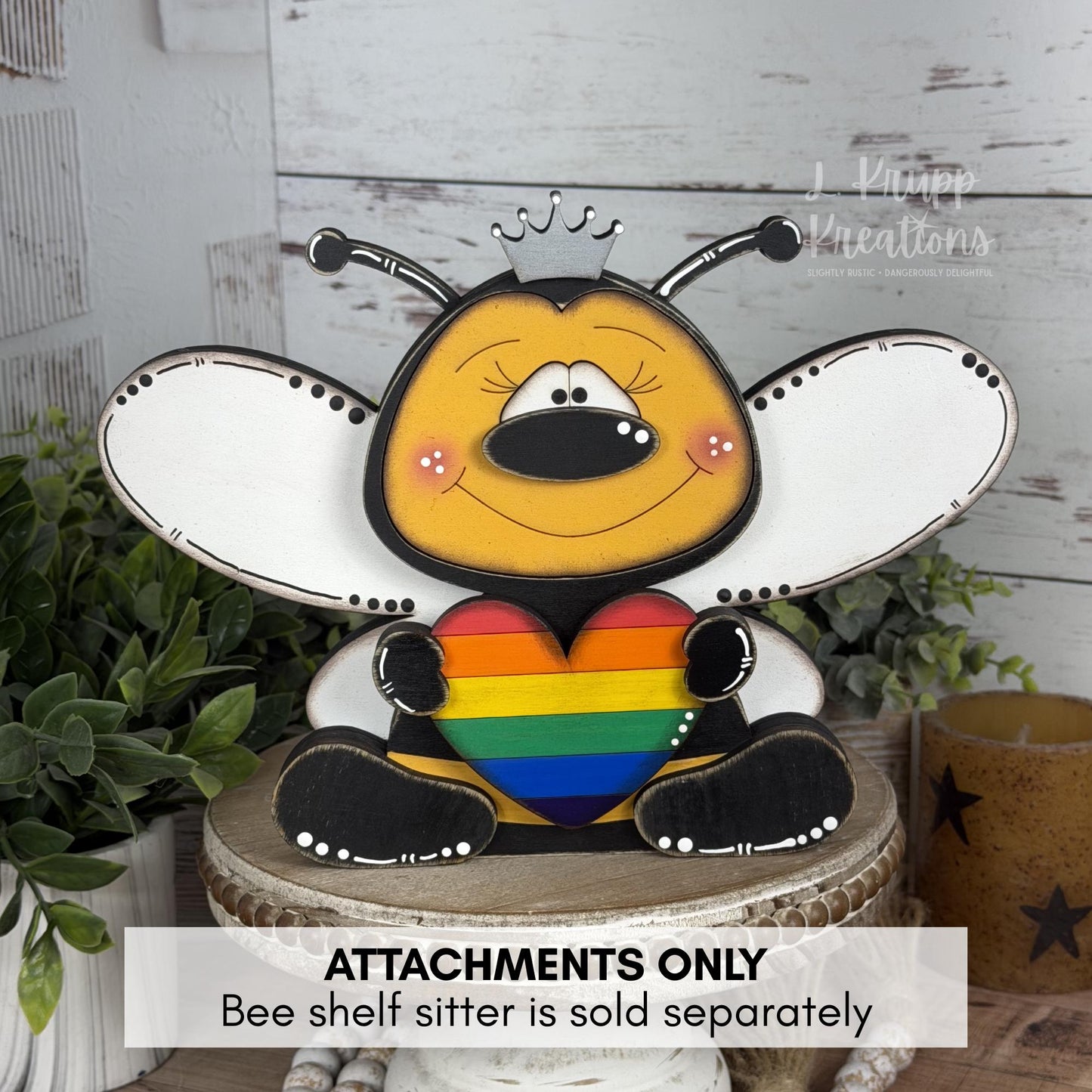 Interchangeable Bee Attachments | Magnetic Seasonal Bee Accessories
