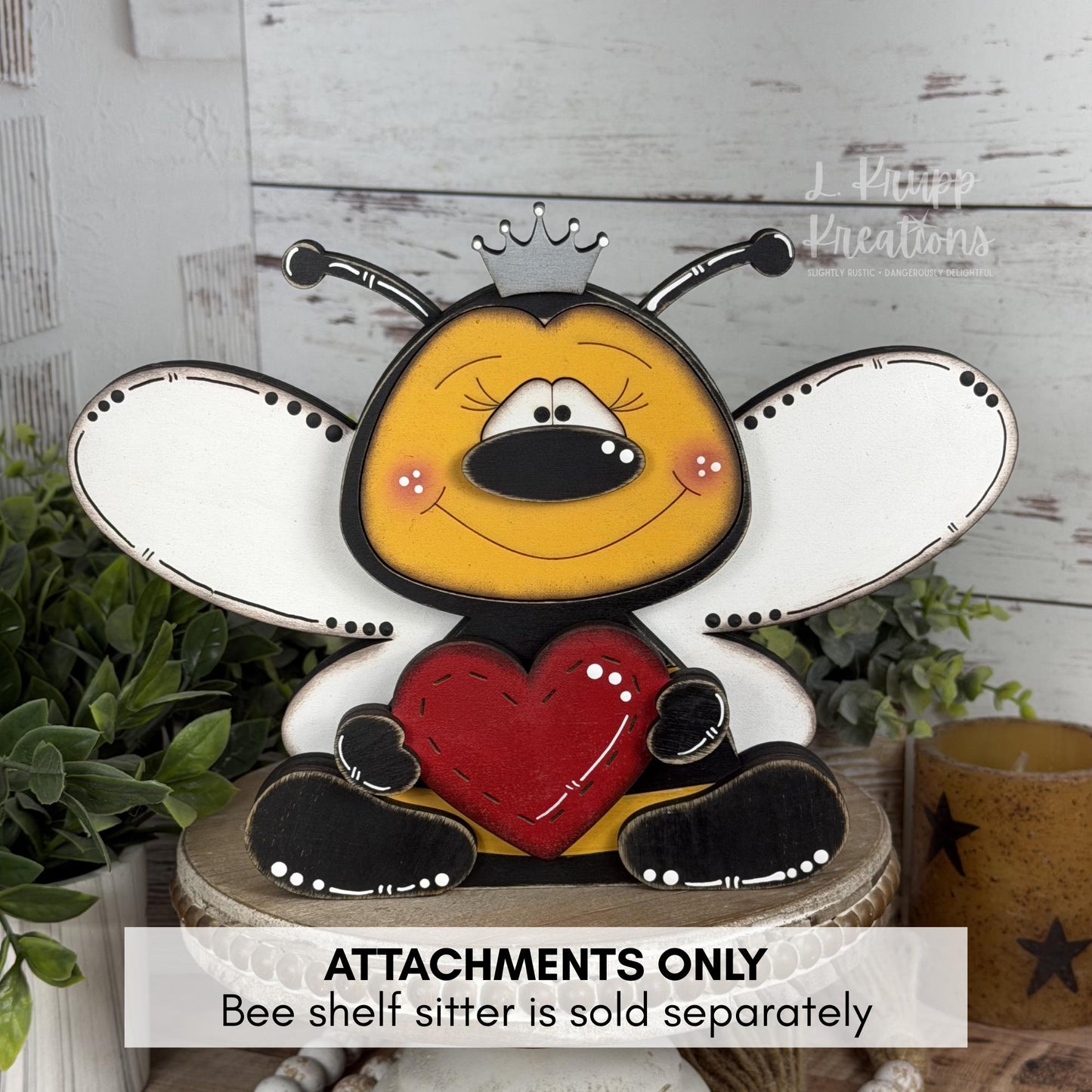 Interchangeable Bee Attachments | Magnetic Seasonal Bee Accessories