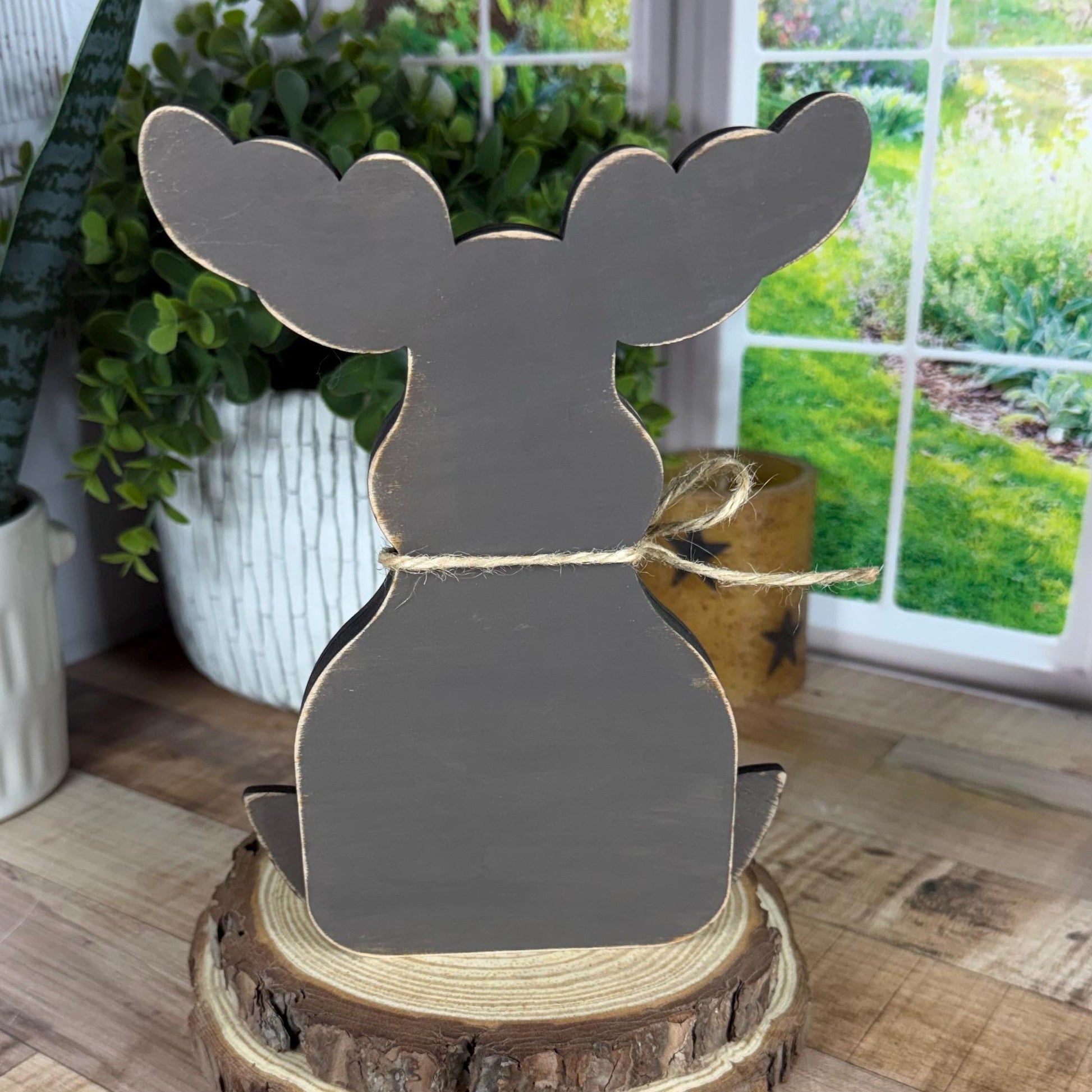 Rustic Cabin Moose Decor | Enchanting Rustic Woodland Animal Accents