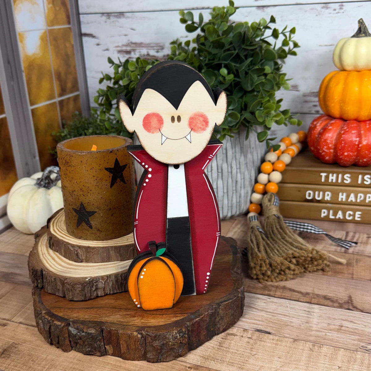 Vampire Farmhouse Halloween Décor - Spooky Rustic Vibes