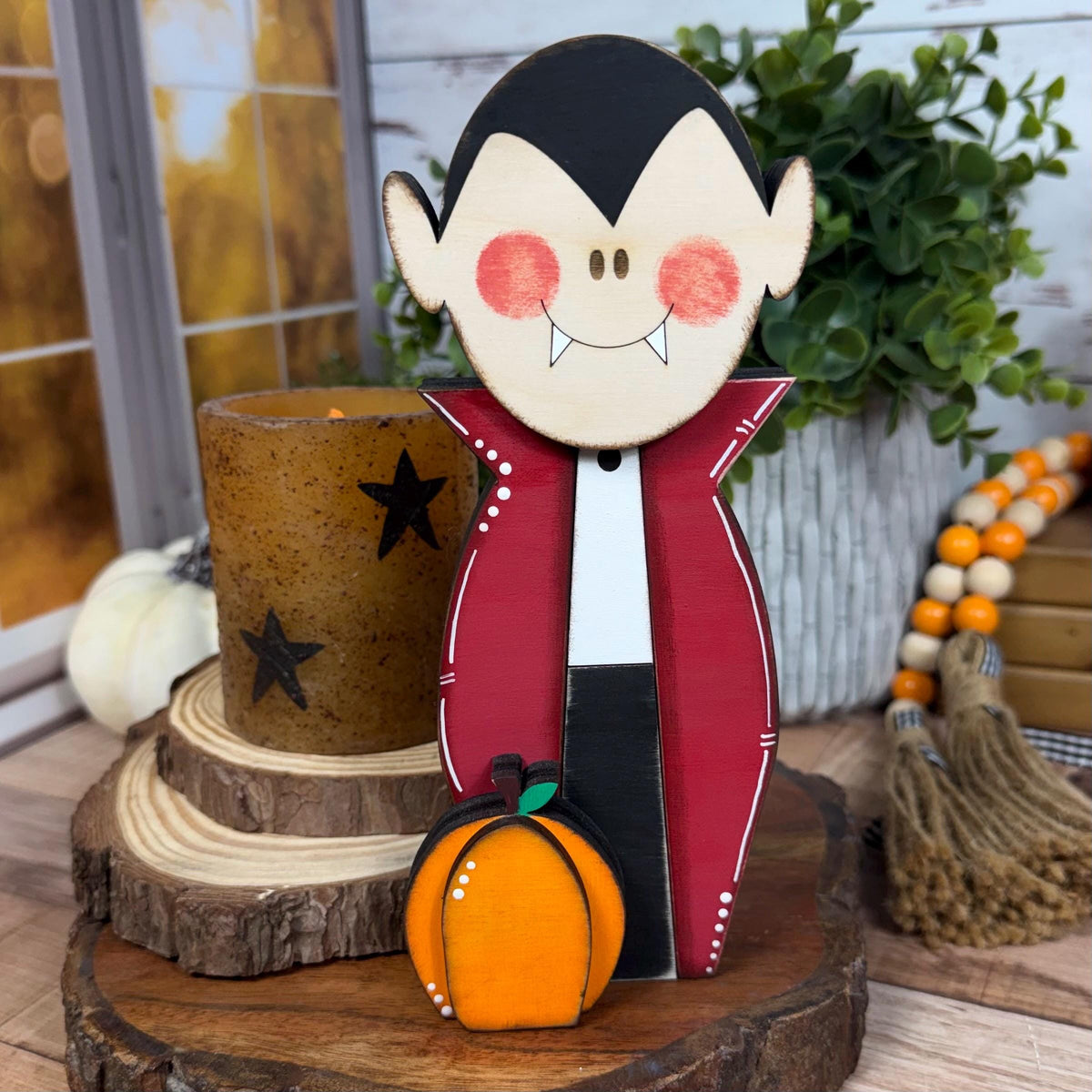 Vampire Farmhouse Halloween Décor - Spooky Rustic Vibes