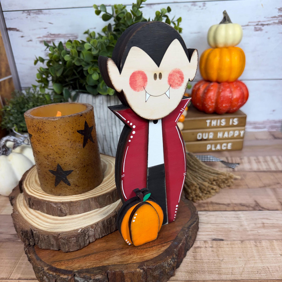 Vampire Farmhouse Halloween Décor - Spooky Rustic Vibes