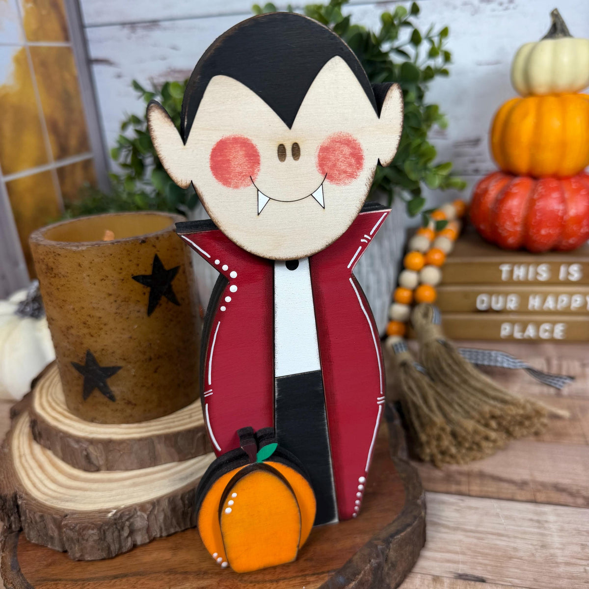 Vampire Farmhouse Halloween Décor - Spooky Rustic Vibes