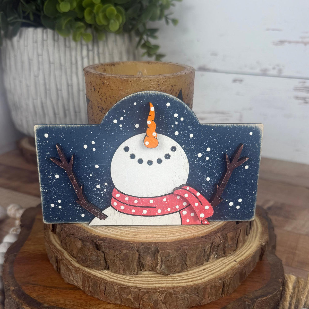 Interchangeable Seasonal Sign Starter Set, Wood Shelf Decor, Spring Summer Fall Winter Inserts, Tiered Tray Decor