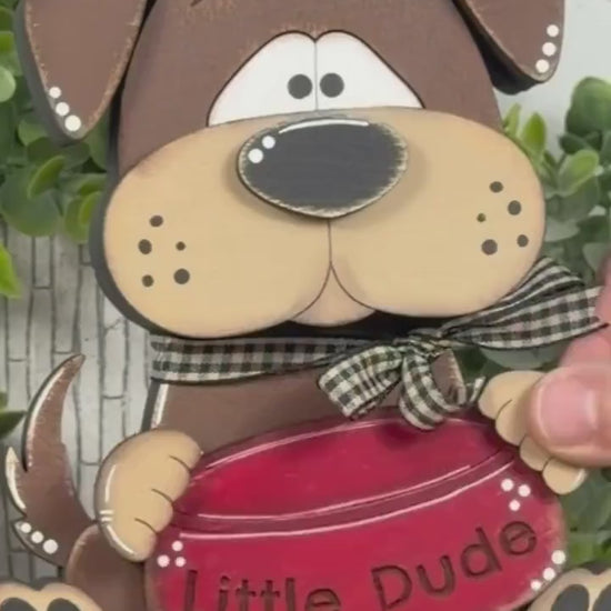 Interchangeable Dog Shelf Sitter, Personalized Dog Lover Gift, Gotcha Day Pet Decor